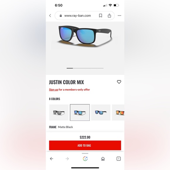 Ray-Ban Justin Colour Mix - Picture 2 of 5